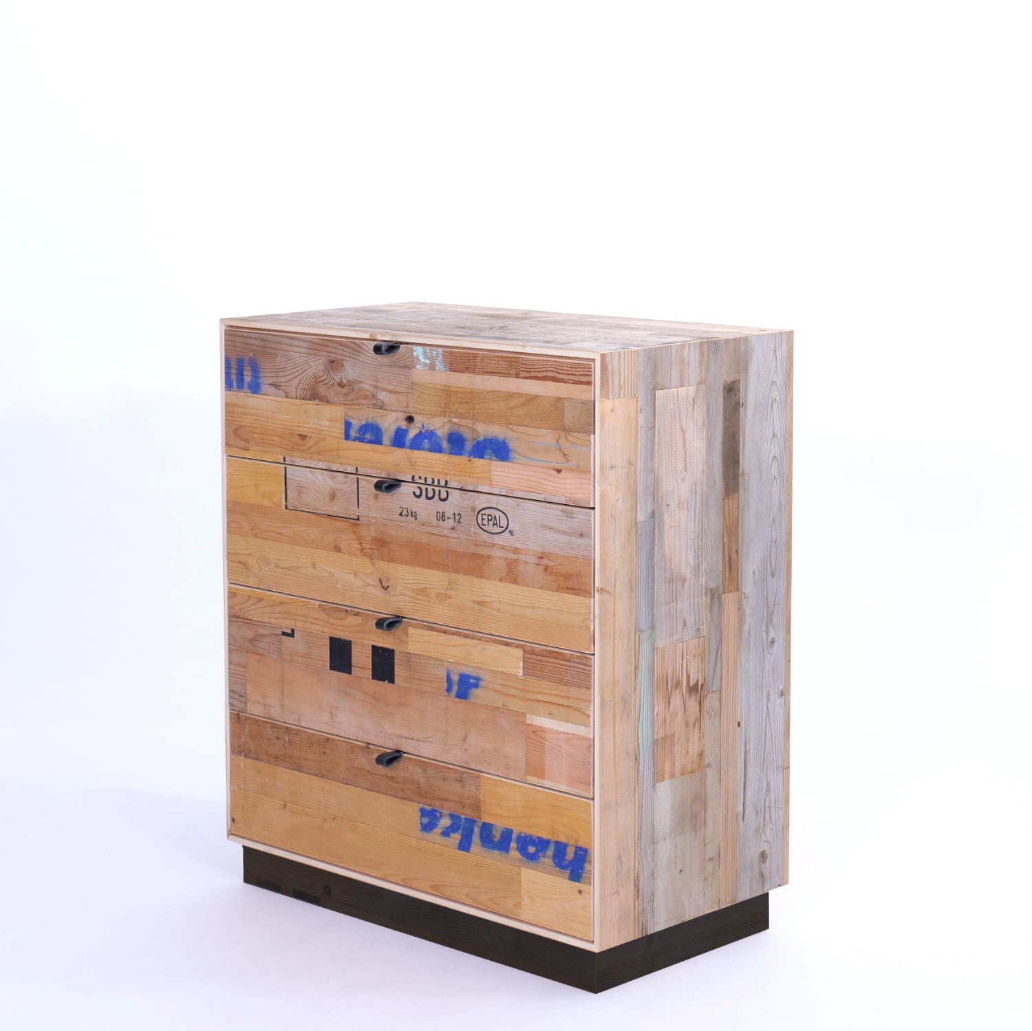 Restholz-Schubladenschrank Schreinerei Kambiumkyburz Basel