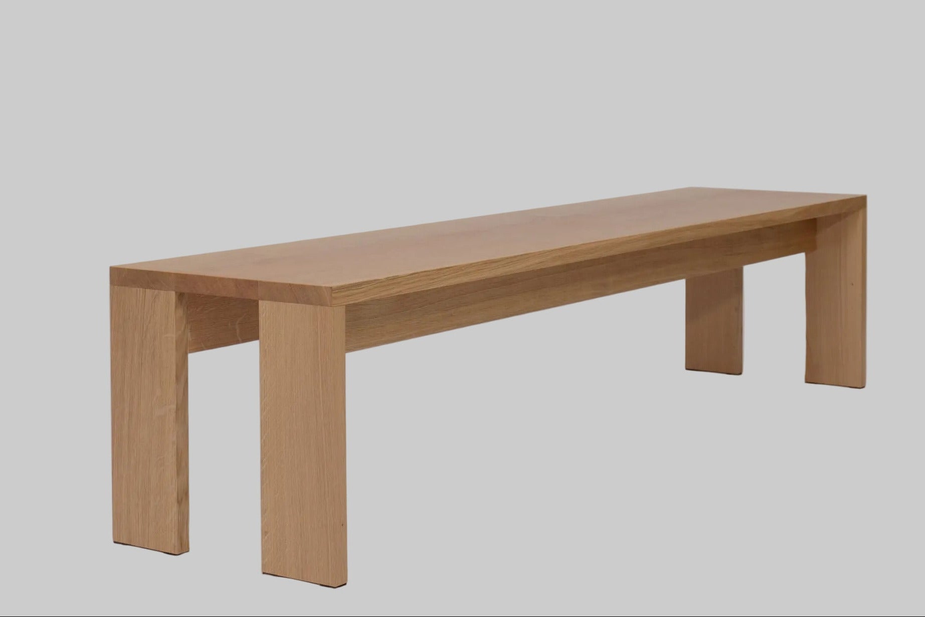 Massivholzbank solides Design