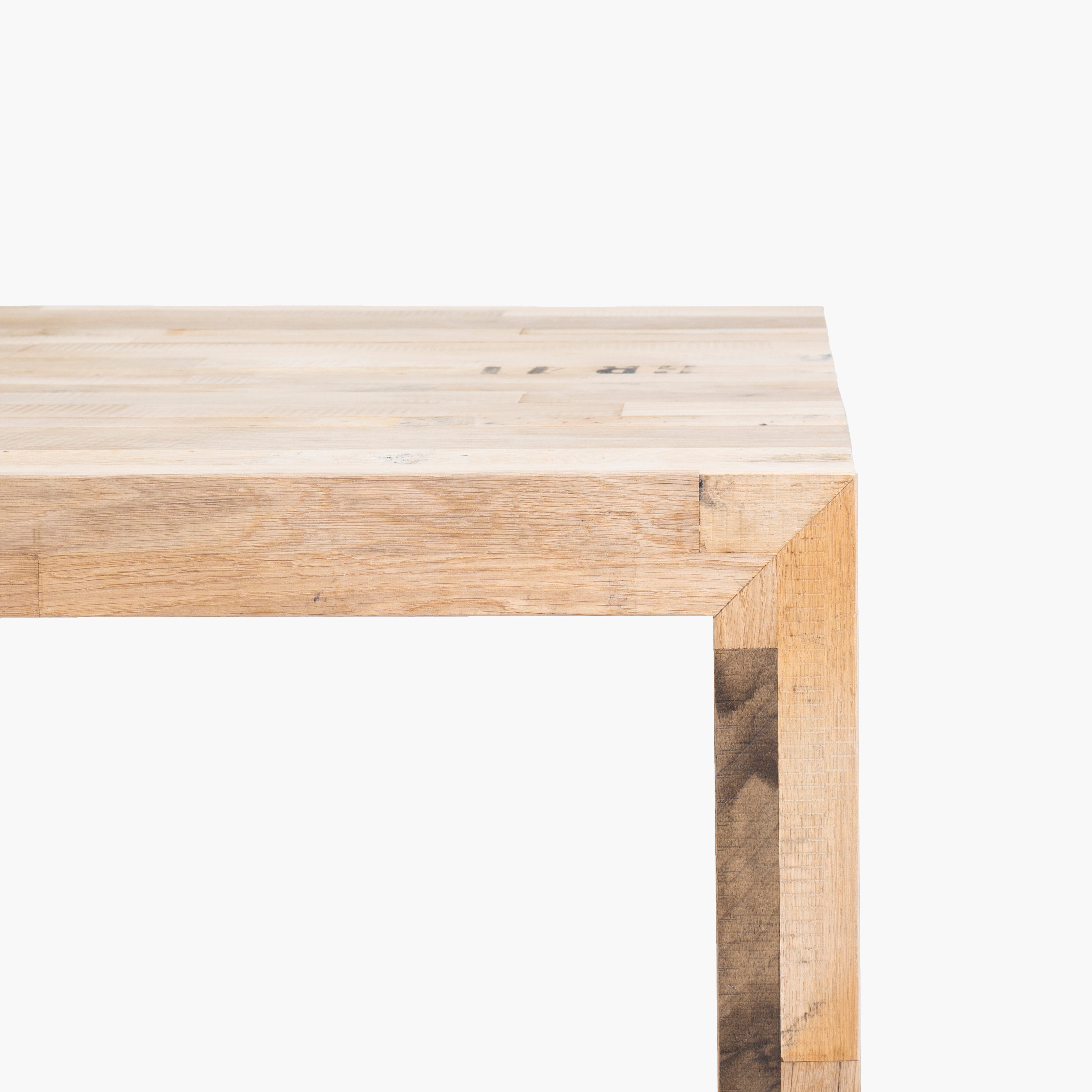 Tisch Parkett in Handarbeit gefertigt