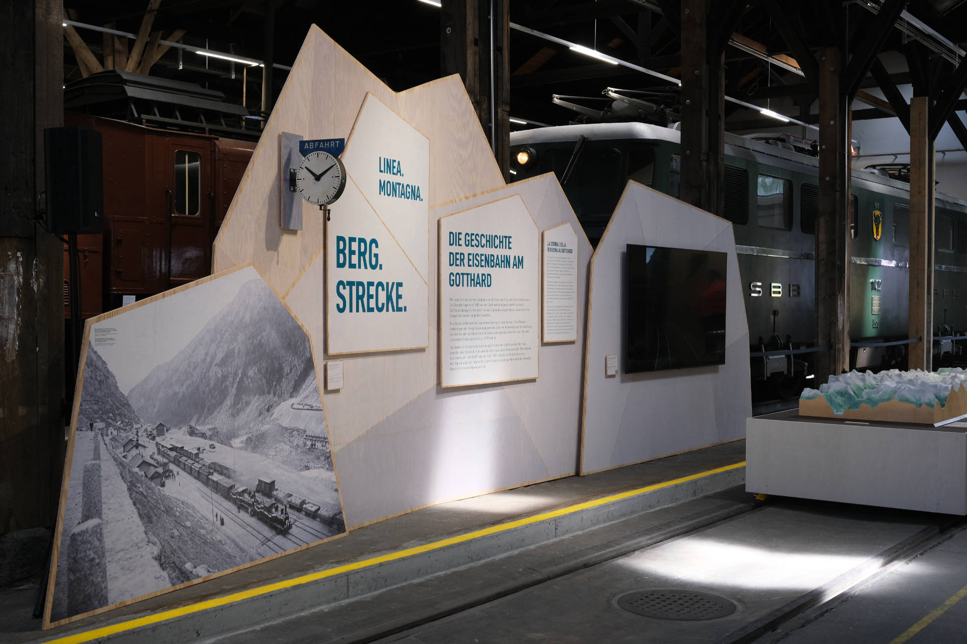 Die Geschichte der Eisenbahn am Gotthard.