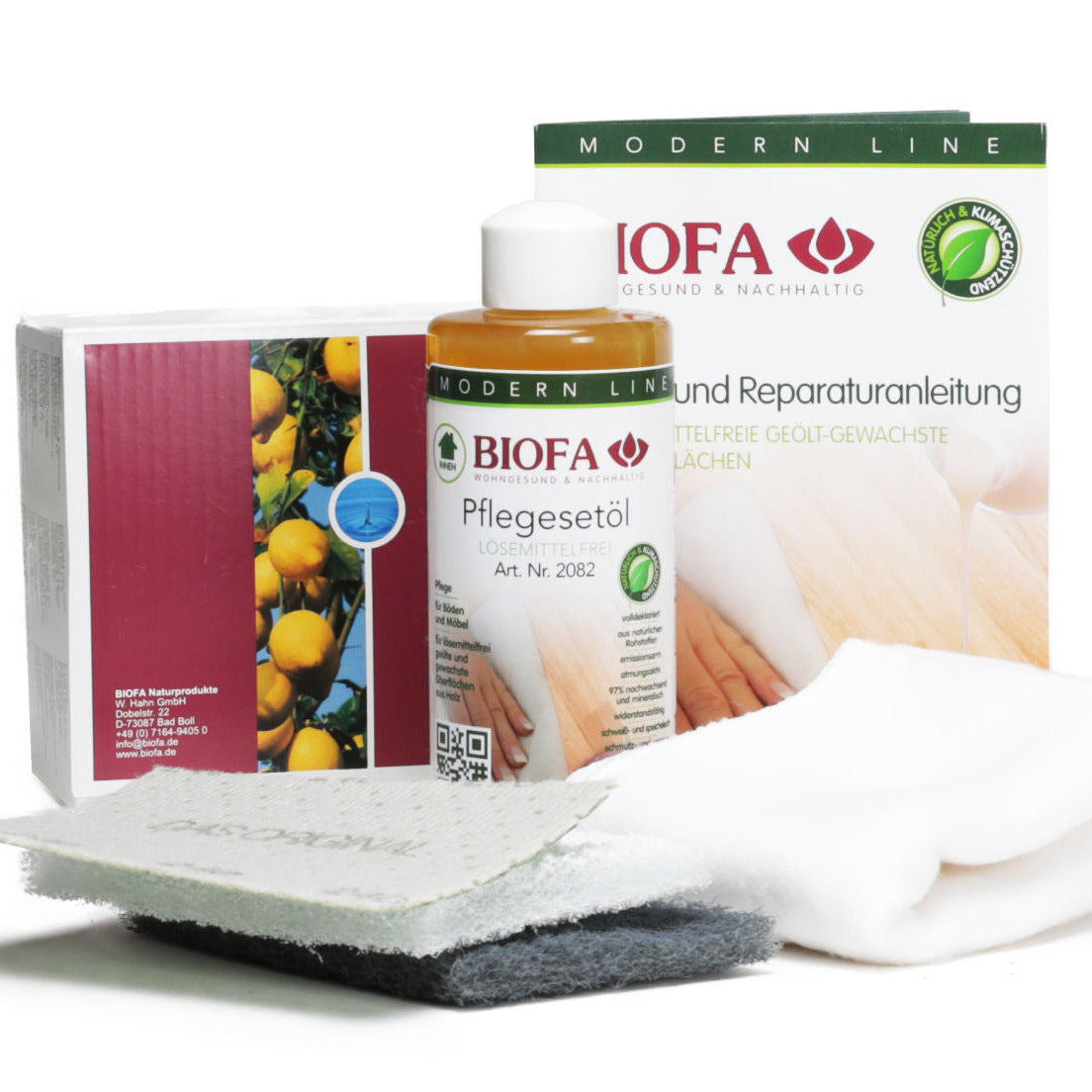 Biofa Möbelöl als Pflegeset